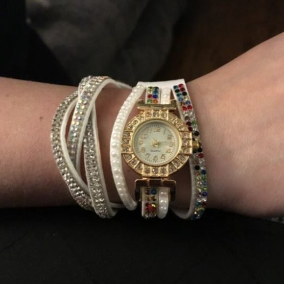 NEW - Oker Brand Fashion Watch - White Multi-Color - Picture 7 of 7